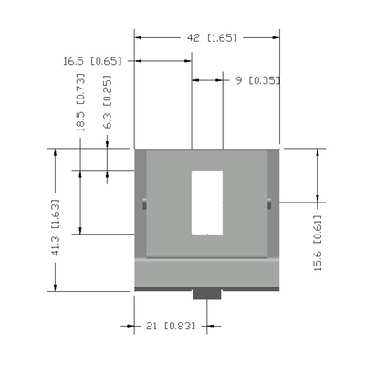 40-110-3 MODULAR SOLUTIONS GUSSET BRACKET<BR>45MM X 45MM REINFORCEMENT ANGLE